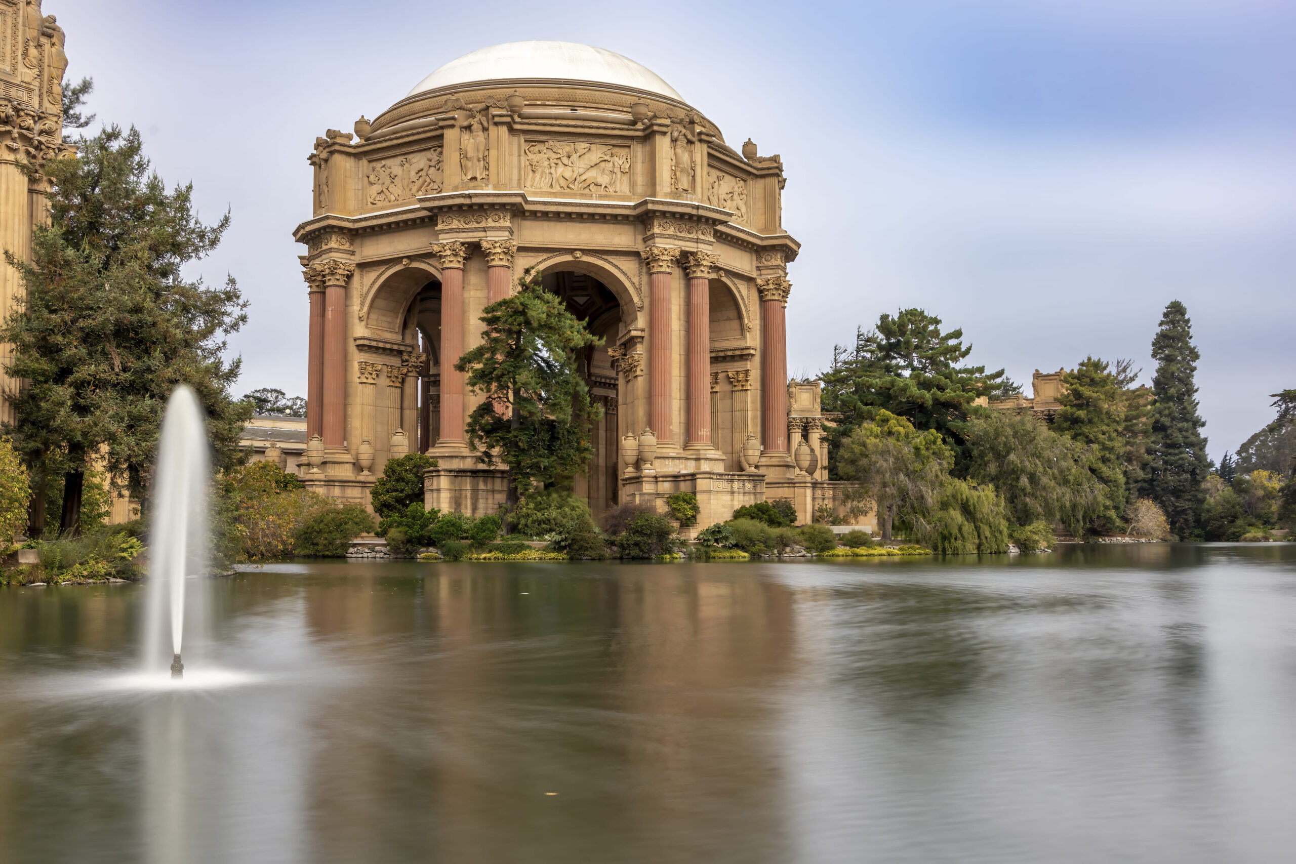 The Palace of Fine Arts in San Francisco, California.